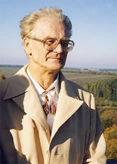 Portret van Dr. Konstantin Buteyko, grondlegger van de Buteyko methode